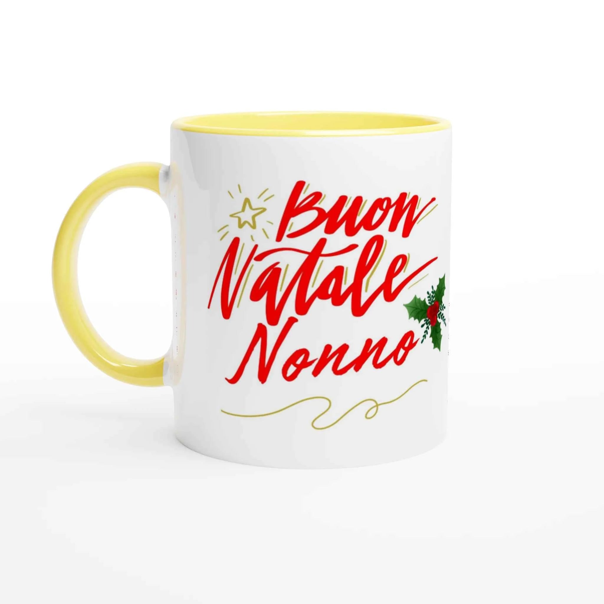 Tazza auguri nonno ceramica 11 once bianca