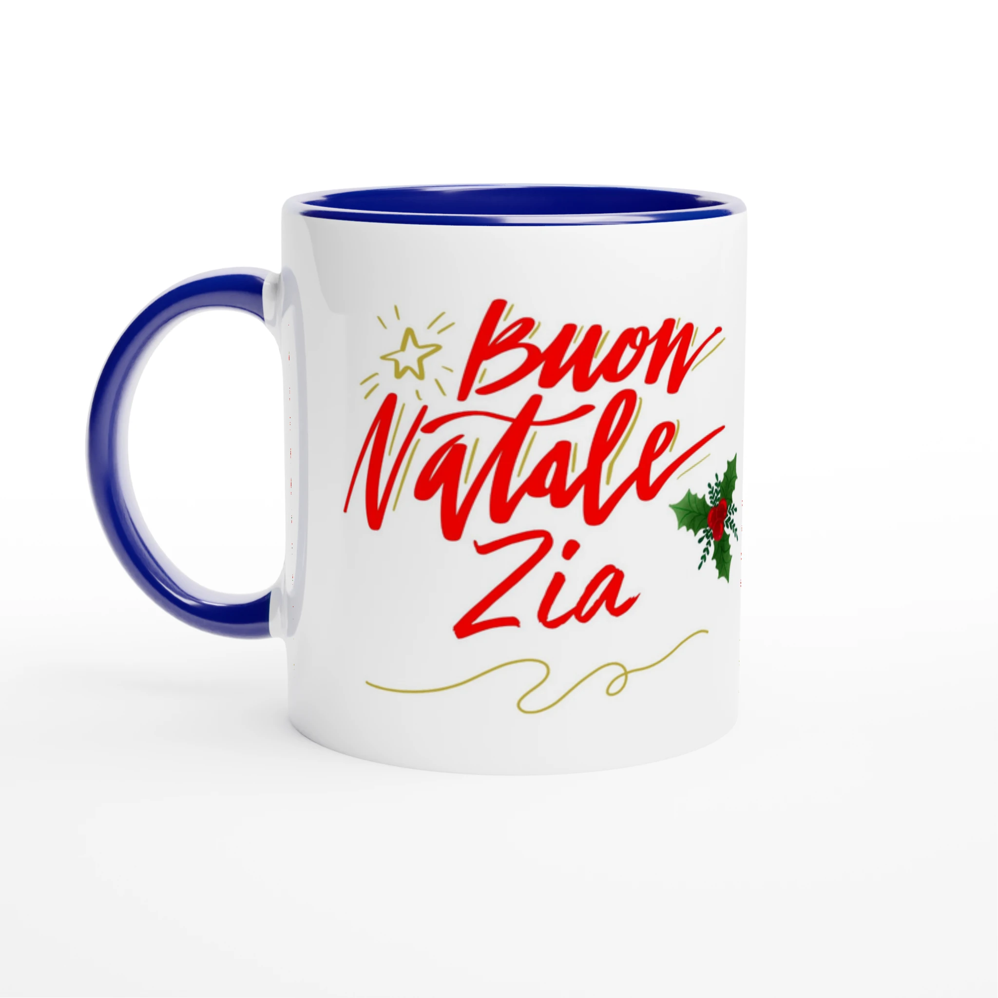 Tazza Auguri Zia ceramica 11 once - Bianco elegante per ogni occasione - Nootje store