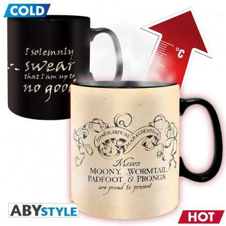 ABYSTYLE HARRY POTTER - Mappa del Malandrino Tazza termosensibile (cambia colore) 460 ml - Nootje store