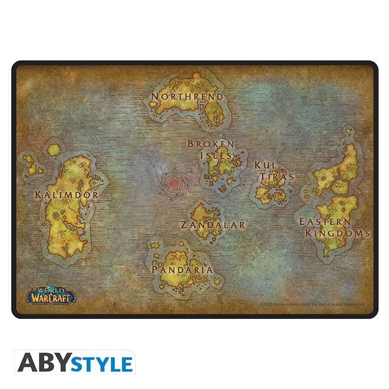 ABYSTYLE WORLD OF WARCRAFT - Gaming Mousepad - Azeroth Map - Nootje store