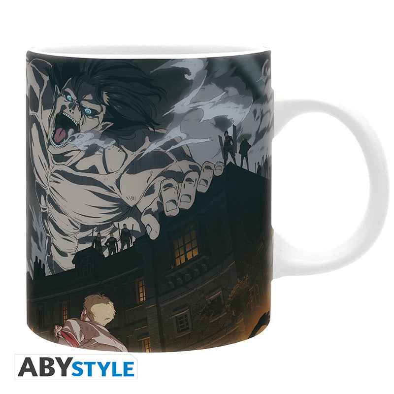 ABYSTYLE ATTACK ON TITAN - Season 4 Key Art - Tazza 320 ml - Nootje store