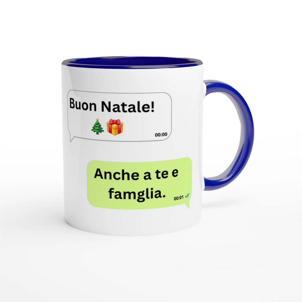 Tazza ceramica colorata 325 ml con interno rosso - Copia di tazza bianca in ceramica - Nootje store