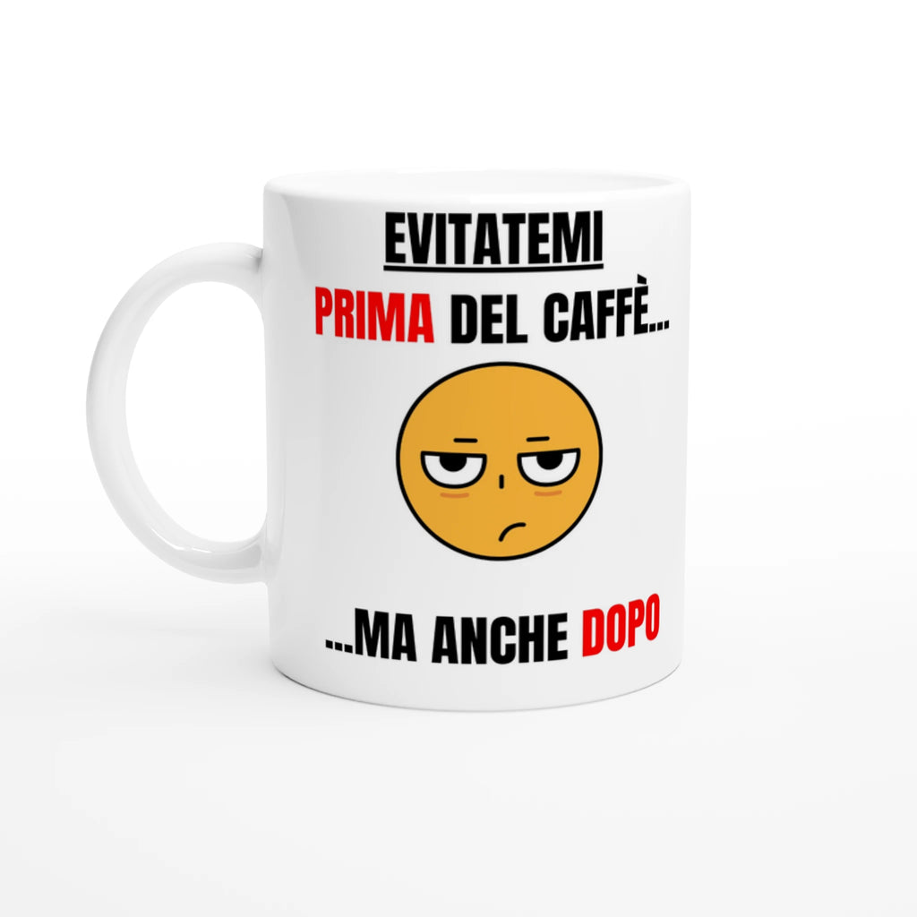 Tazza ceramica 11 once bianca in alta qualità - Nootje store