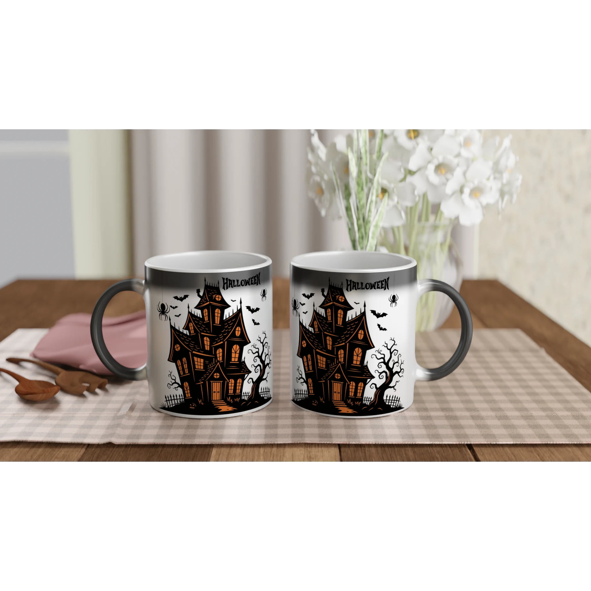 Tazza magica in ceramica da 325 ml - Trasforma il tuo caffè! - Nootje store