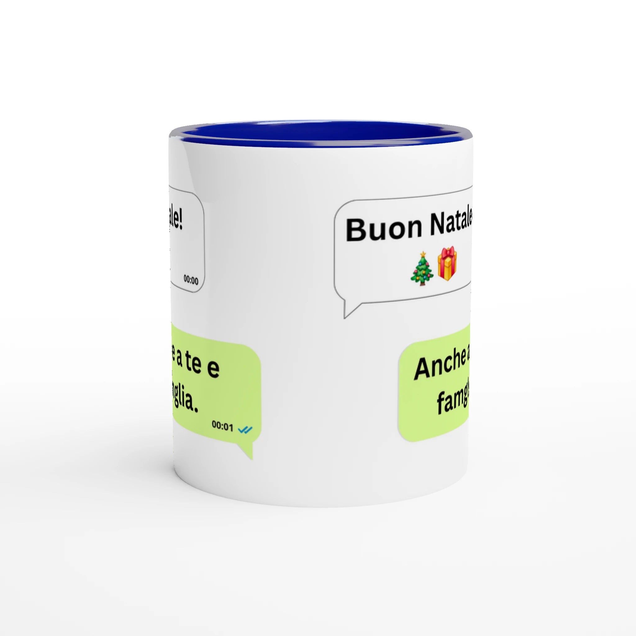 Tazza ceramica colorata 325 ml con interno rosso - Copia di tazza bianca in ceramica - Nootje store