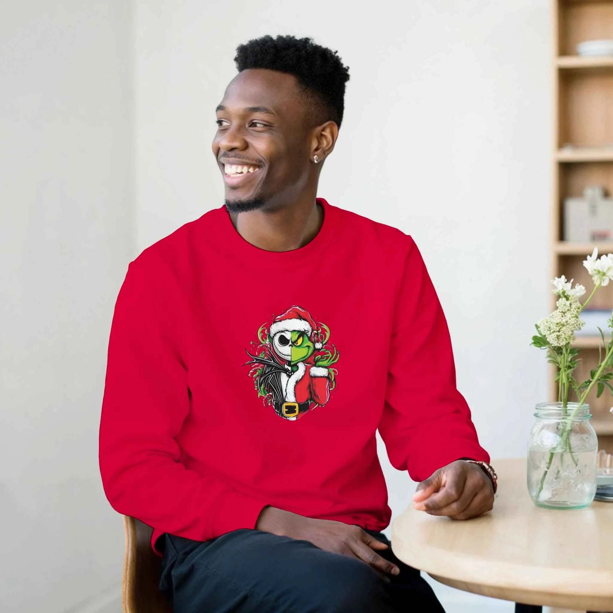 Felpa girocollo unisex grinch | Gildan® 18000