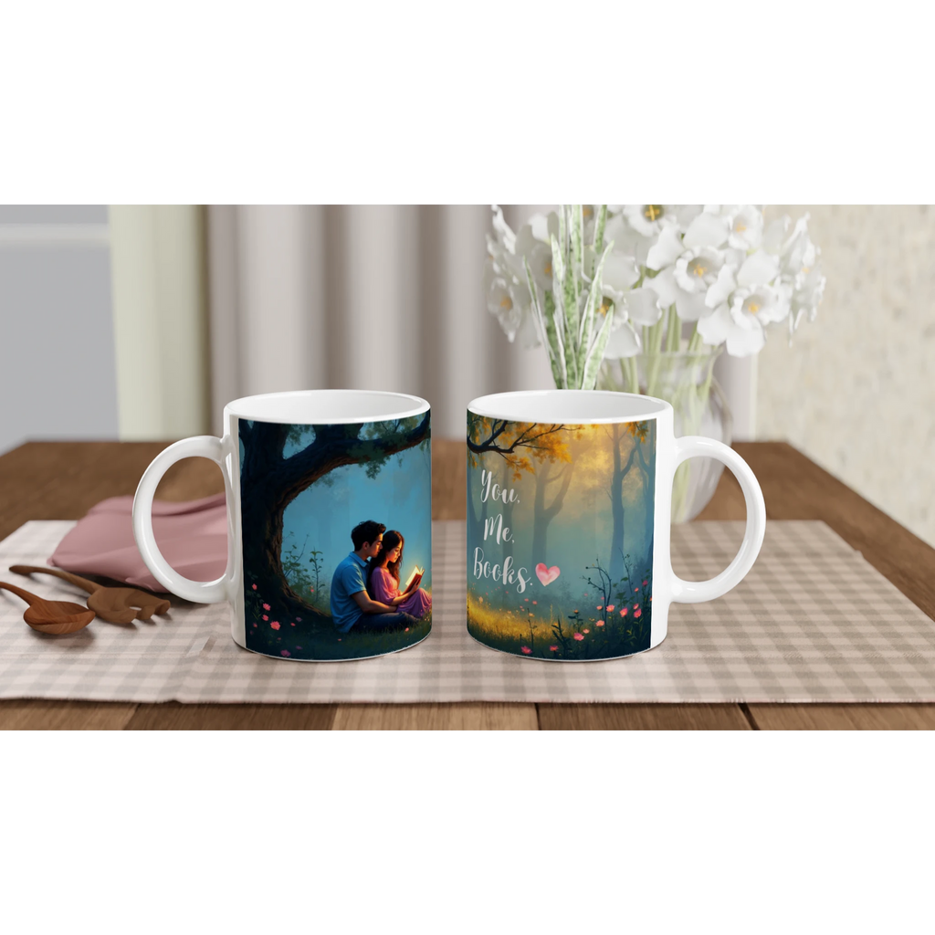 Tazza bianca ceramica 11 once per ogni occasione - Nootje store