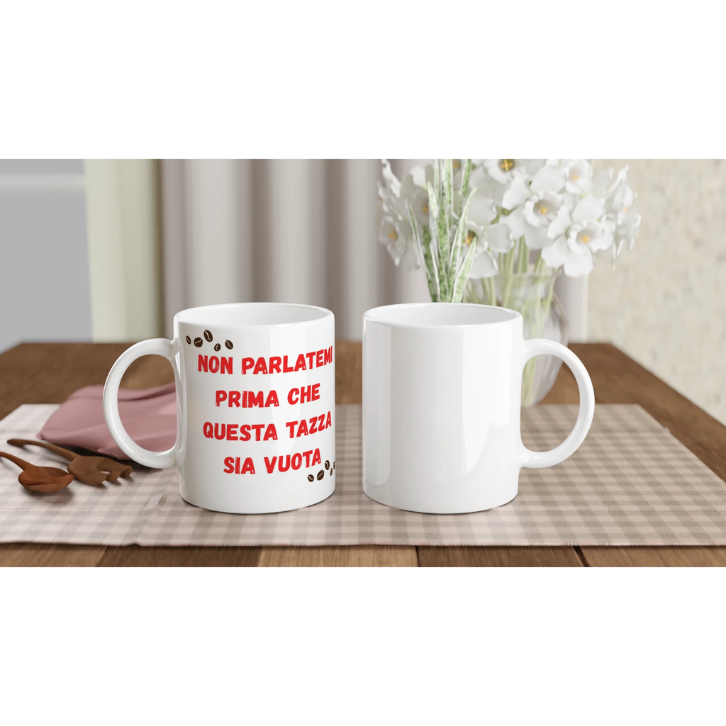 Tazza ceramica bianca 11 once perfetta per ogni occasione - Nootje store