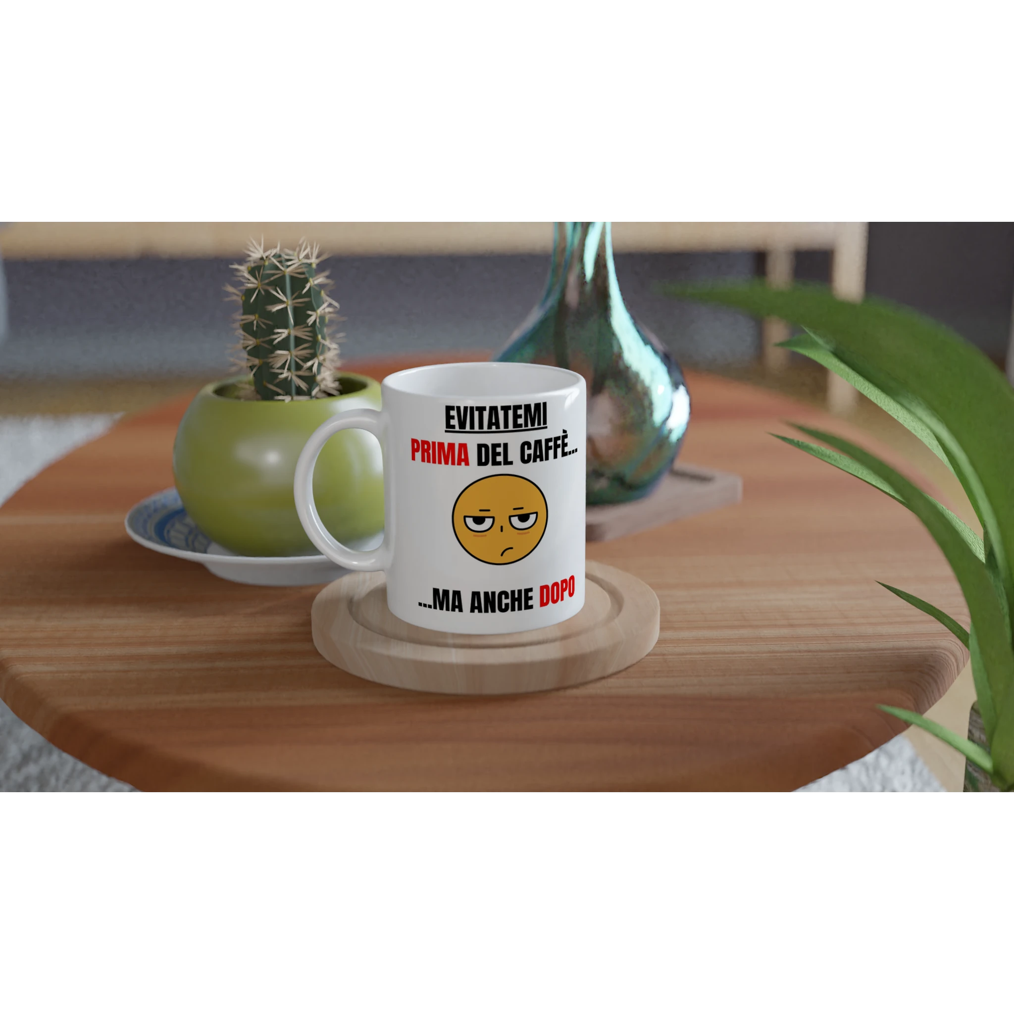 Tazza ceramica 11 once bianca in alta qualità - Nootje store