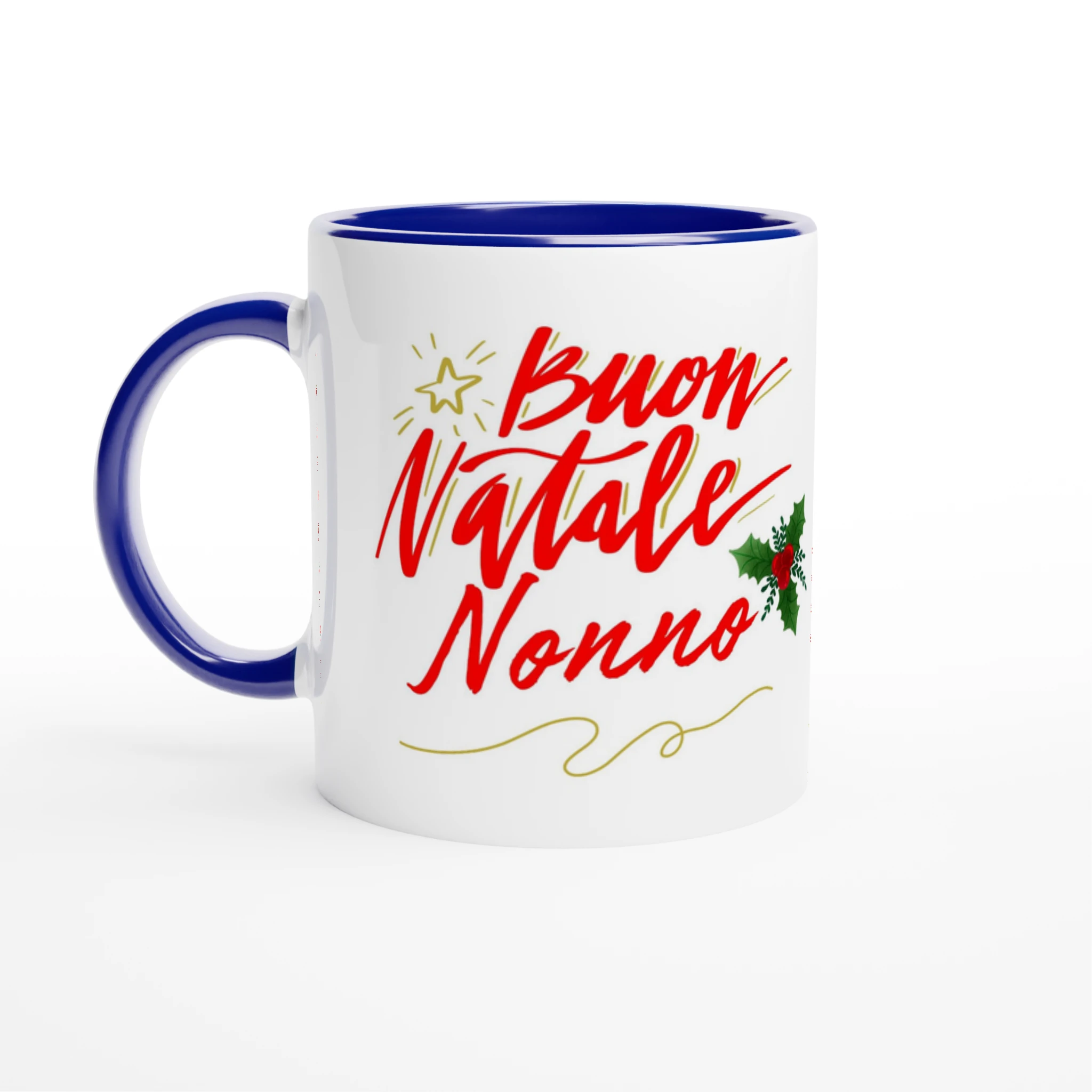 Tazza auguri nonno ceramica 11 once bianca - Nootje store