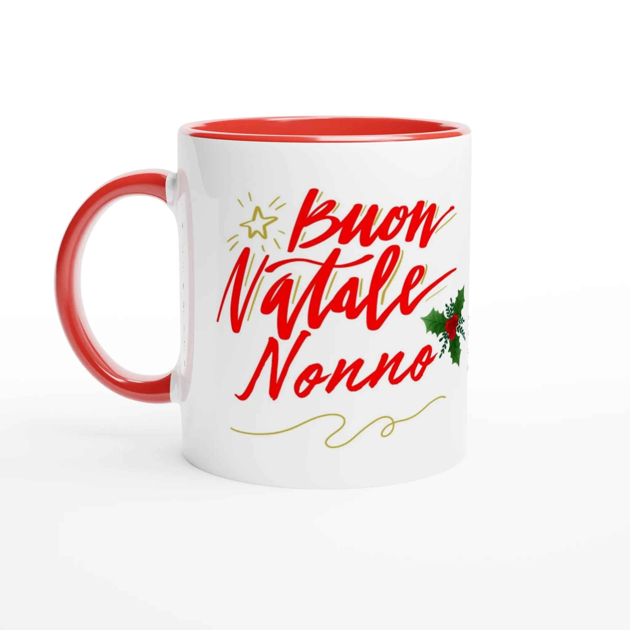 Tazza auguri nonno ceramica 11 once bianca