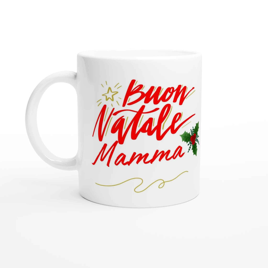 Tazza auguri mamma ceramica 11 once bianca