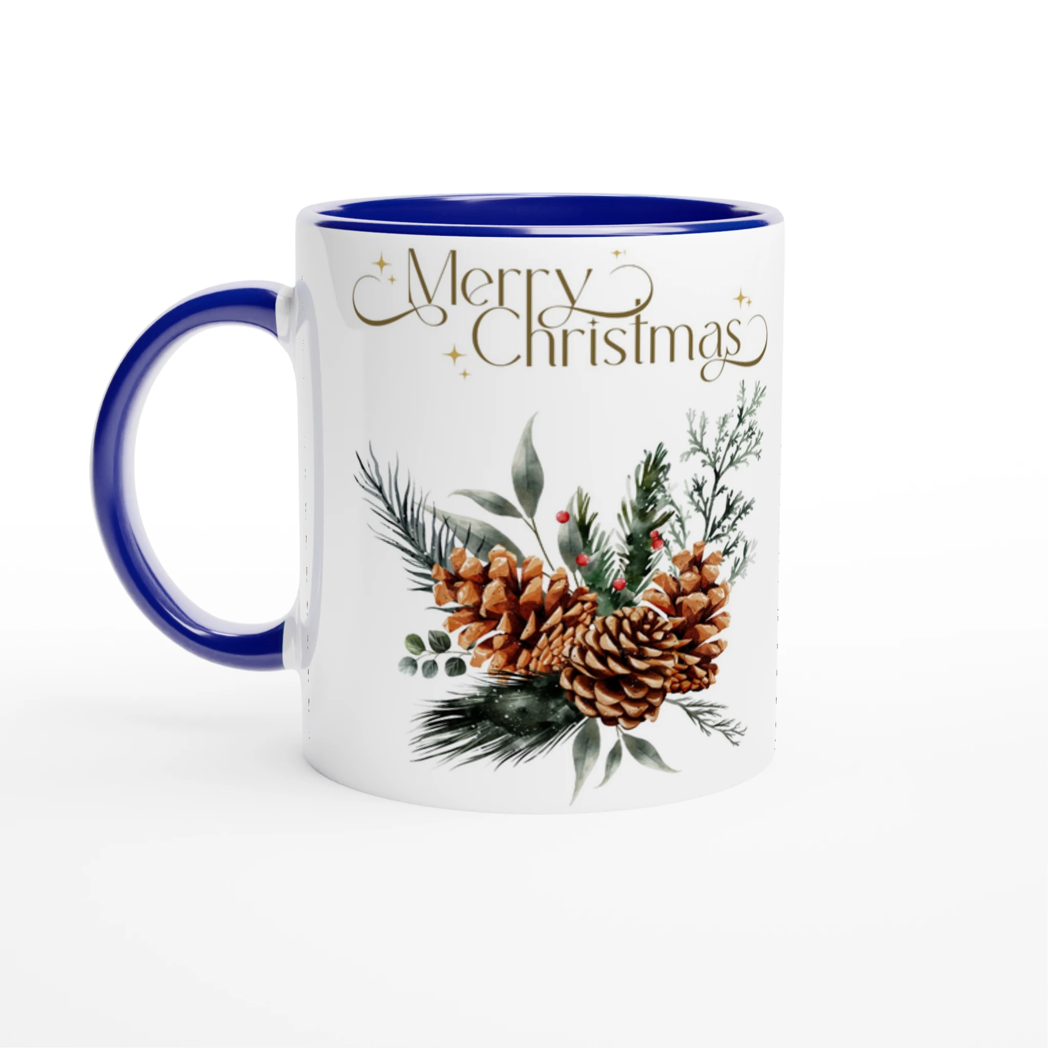 Tazza natalizia ceramica 11 once - Copia tazza bianca per feste - Nootje store