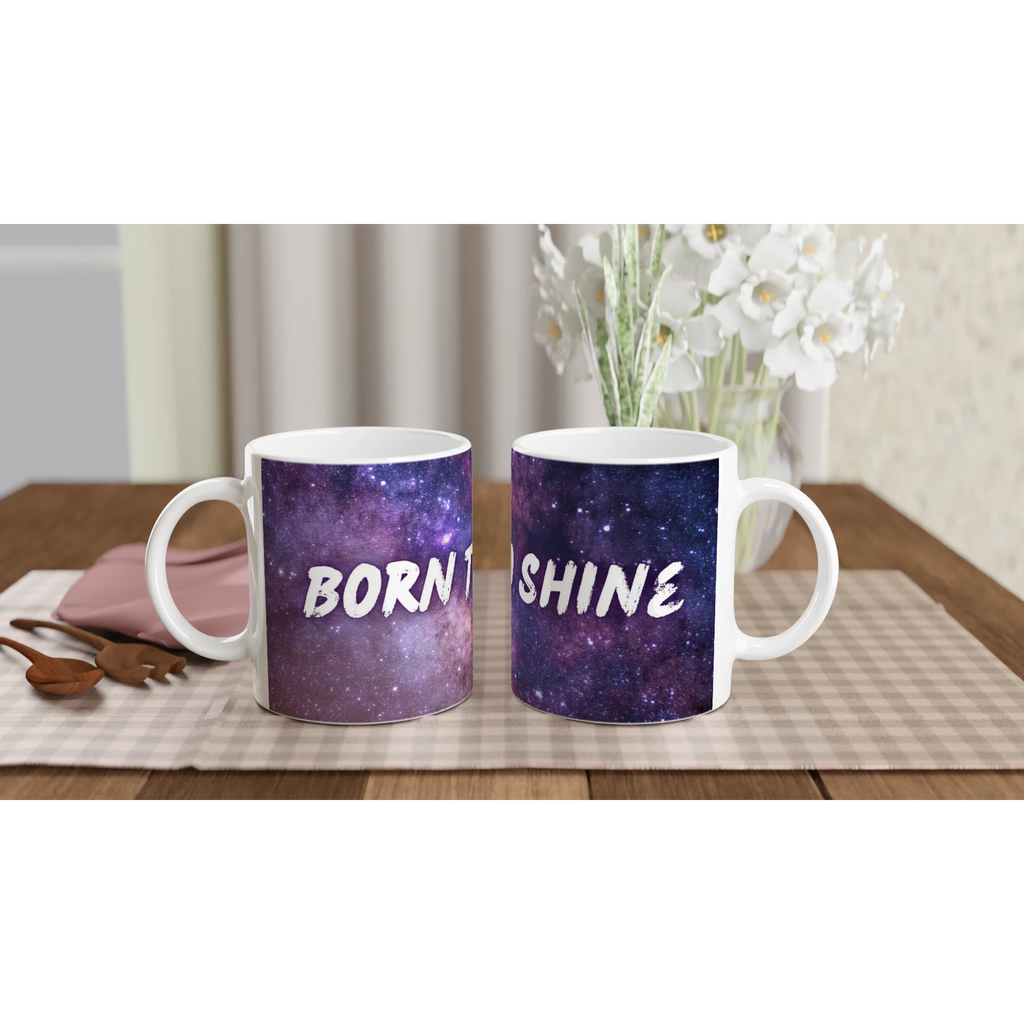 Tazza bianca ceramica 11 once per ogni occasione - Nootje store