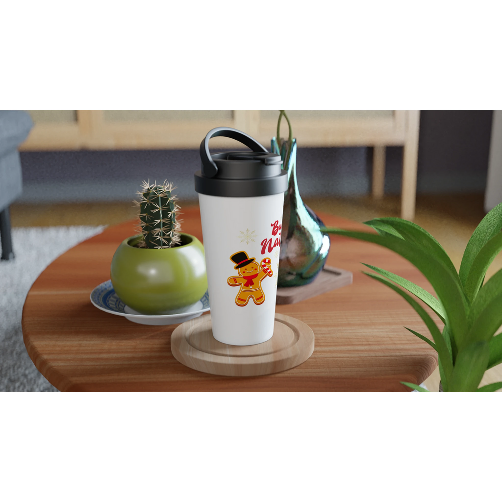 Tazza da viaggio natalizia inox in acciaio inossidabile da 443 ml - Nootje store