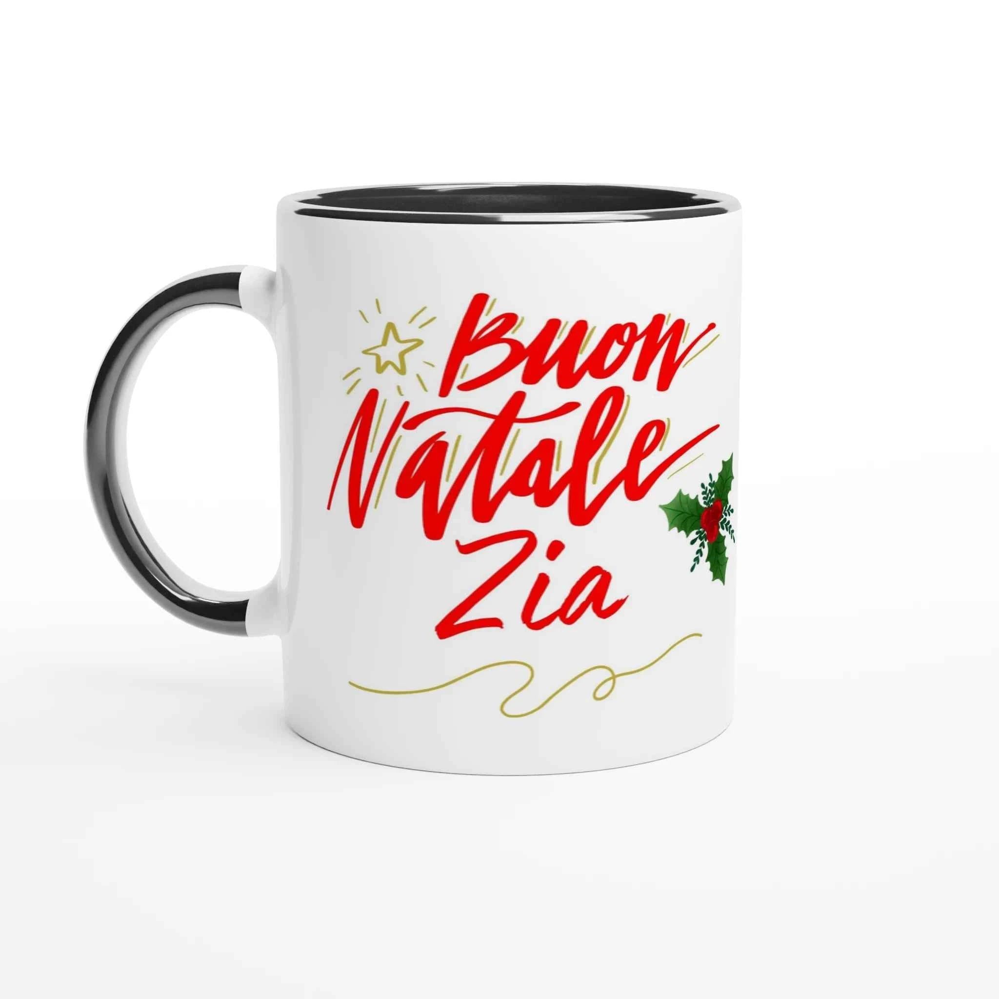 Tazza Auguri Zia ceramica 11 once - Bianco elegante per ogni occasione - Nootje store