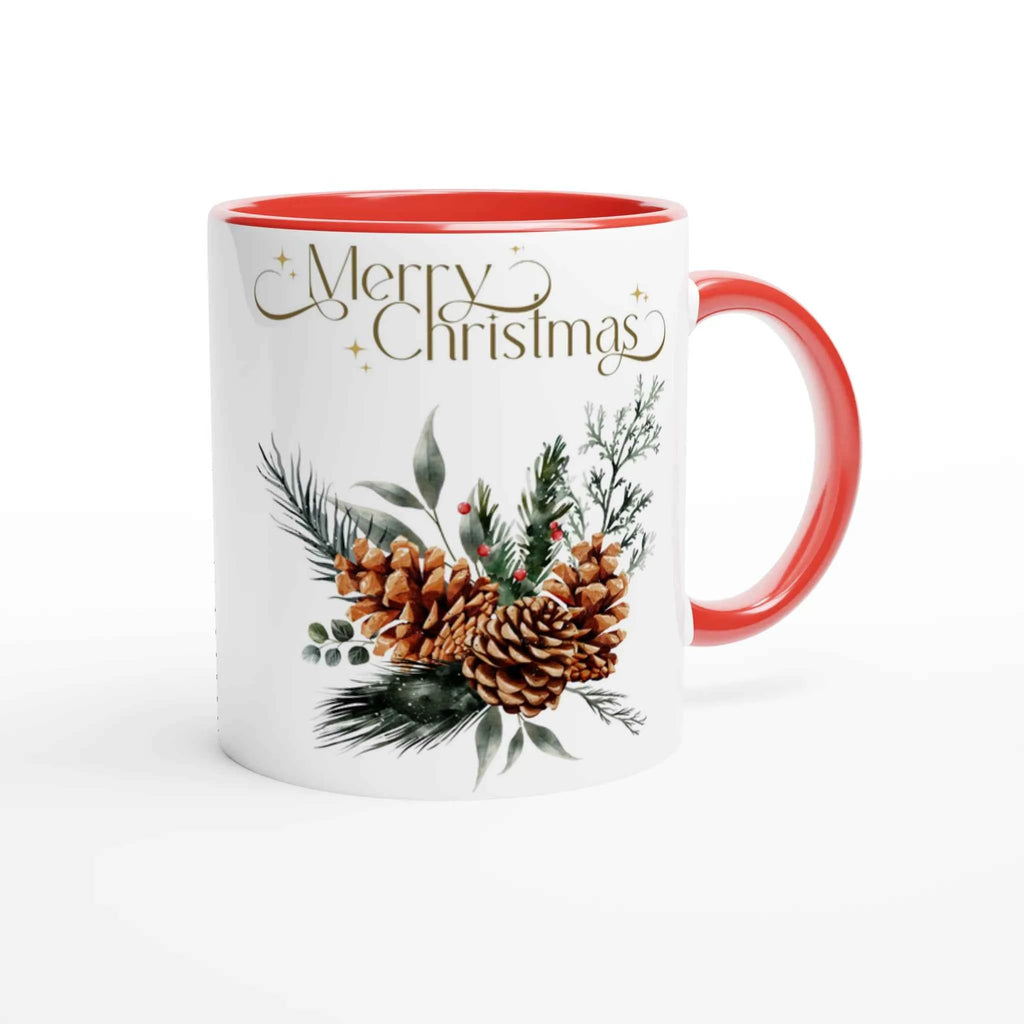 Tazza natalizia ceramica 11 once - Copia tazza bianca per feste - Nootje store