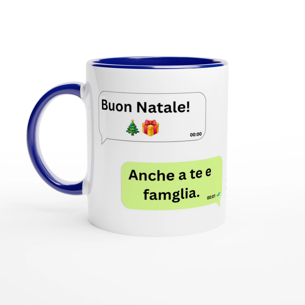 Tazza ceramica colorata 325 ml con interno rosso - Copia di tazza bianca in ceramica - Nootje store