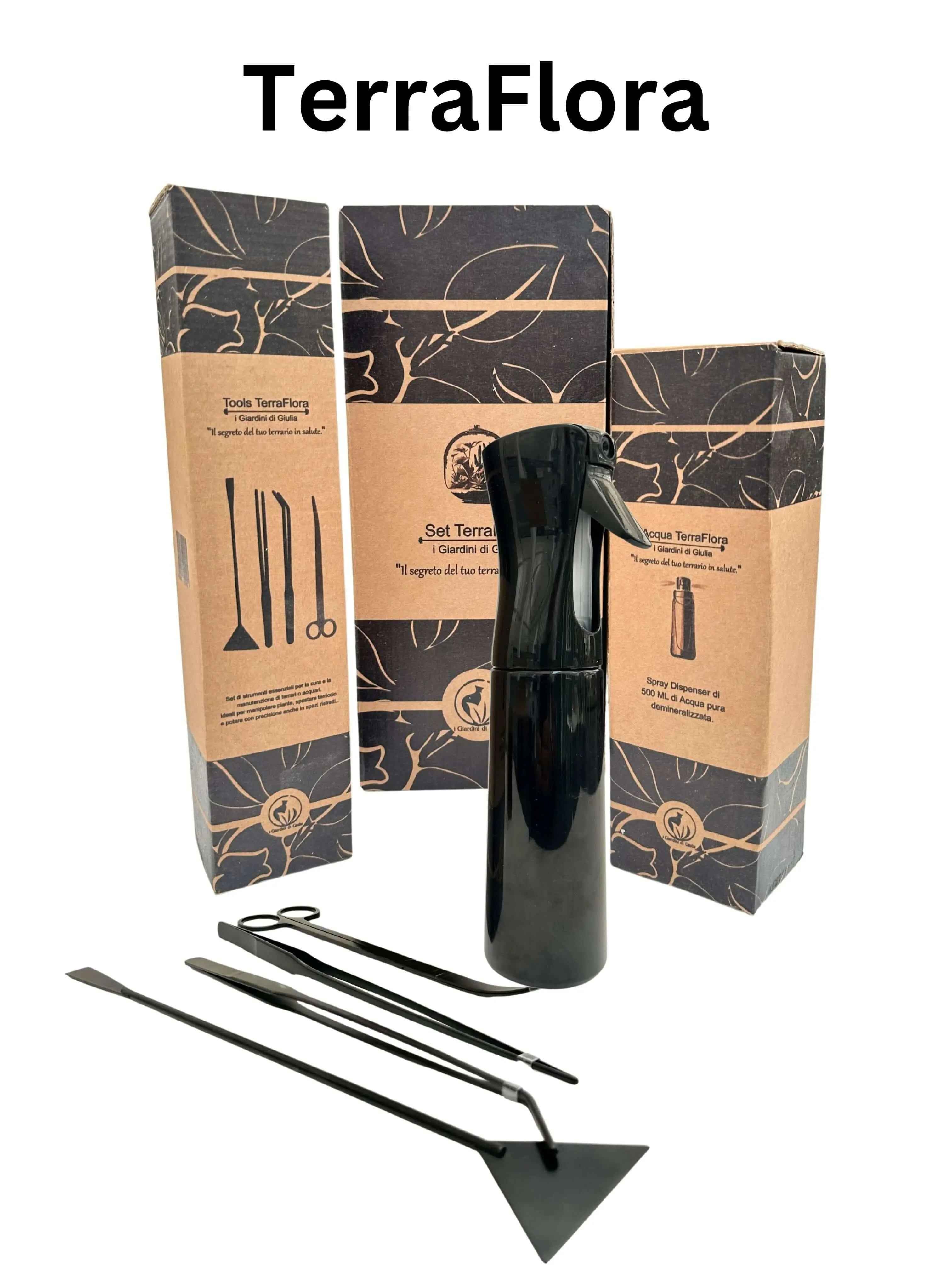 Set completo manutenzione e cura Terrarium TerraFlora Confezione regalo - Nootje store